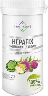 HEPAfix Silymarin a Cynarin 560 MG 120 kapslí - SOUL FARM